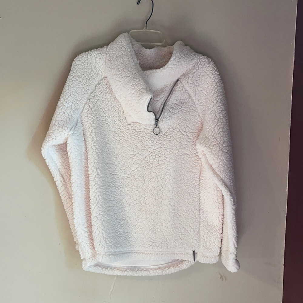 Cream Fleece Sweatshirt